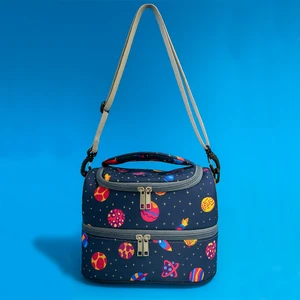 Beslenme Çantası Termoslu Kız Erkek Çocuk Okul Yemek Termal Çanta Anaokulu 2 Bölmeli Isı Yalıtımlı