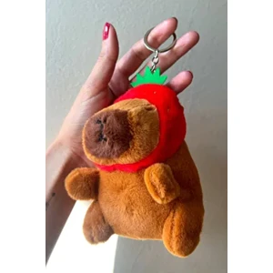 Kapibara Peluş Anahtarlık