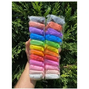 Havayla Kuruyan Kil Modelleme Kili Yumuşak Date Fikri Clay Hava ile Kuruyan Kil 24LÜ Set(Ebeşuarlı)