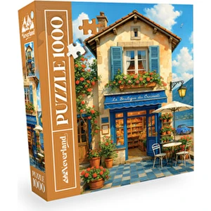 1000 Parça Puzzle - Blue Door Cafe (Mavi Kapılı Kafe)