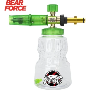 Bear Force Foam Lance Köpük Yapıcı Aparat 1l Köpük Aparatı Basınçlı Yıkama Makineleri Için Köpük Aparatı Çift Nozzle ile Birlikte Foam Canon