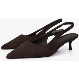 Kadın Kate Acı Kahve Süet Stiletto