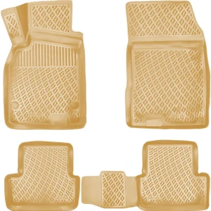 Rizline Renault Megane 3 Stw 2009-2016 Ile Uyumlu 3D Havuzlu Paspas Bej