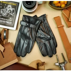 Bite Nose Erkek Deri Eldiven Dokunmatik Ekran Uyumlu