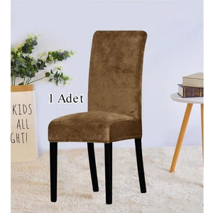 Ipek Kadife Sandalye Kılıfı Sandalye Örtüsü Lastikli Standart 1 Adet