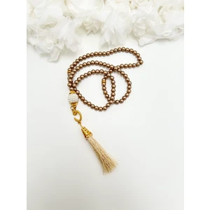 Lena Gift Workshop 50 Adet Hediyelik Vavlı Püsküllü Plastik Inci 99'lu Namaz Tesbihi ( Mevlit-Sünnet-Hac-Umre)