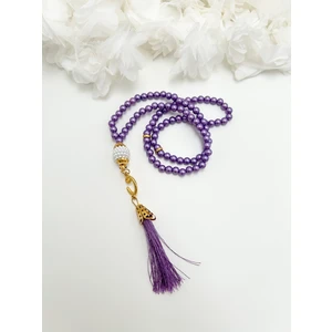 Lena Gift Workshop 50 Adet Hediyelik Vavlı Püsküllü Plastik Inci 99'lu Namaz Tesbihi ( Mevlit-Sünnet-Hac-Umre)