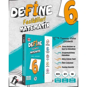 6. Sınıf Define Matematik Fasikülleri 2026