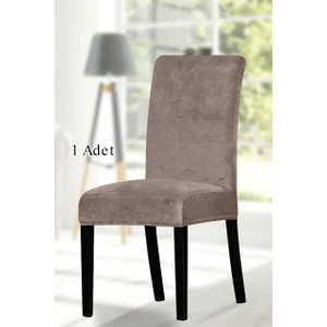 Ipek Kadife Sandalye Kılıfı Sandalye Örtüsü Lastikli Standart 1 Adet