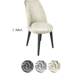 Kadife Kumaş Oval Sandalye Kılıfı,sandalye Örtüsü 1 Adet