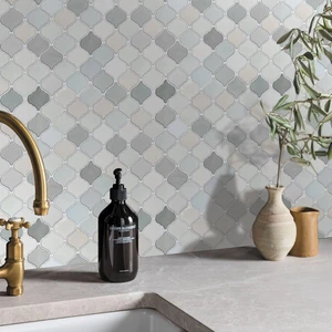 Mutfak Tezgah Arası Kaplama 60CM x 100CM Desenli Yapışkanlı Folyo Fayans Masa Dolap Kaplama Sticker