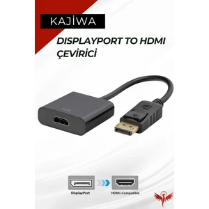 Displayport To HDMI Çevirici (Dp To Hdmı) Monitör-Pc Görüntü Kablosu Premium