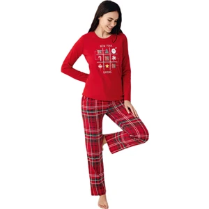 Kadın Kırmızı Pijama Takımı