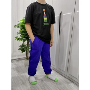 Yüksek Kalite Pamuklu Kısa Kollu Erkek Çocuk Eşofman Takımı