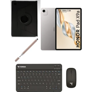 Pad X9A 8gb 256GB Wi-Fi 11.5 Inç Gri Tablet + Kılıf + Kalem + Klavye + Mouse
