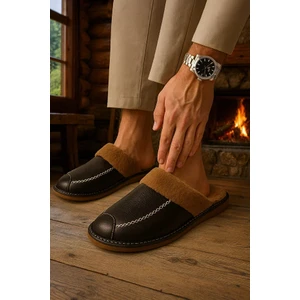 Kürklü Ev Terliği Kaymaz Ses Yapmaz Tabanlı Cilt Şık ve Konforlu Ev Içi Terlik Çeyiz Bohça