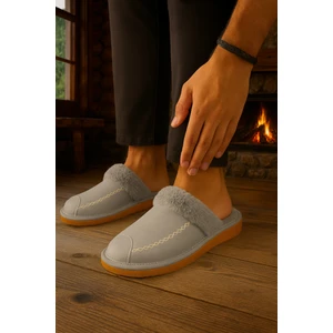 Kürklü Ev Terliği Kaymaz Ses Yapmaz Tabanlı Cilt Şık ve Konforlu Ev Içi Terlik Çeyiz Bohça