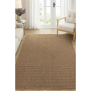 Jüt Tabanlı Hasır Dokuma Örme Bohem Halı Kilim