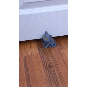 MolDream Kapı Stoperi / Dekoratif & Kaymaz Taban / Kedi Figürlü / Kapı Tutacağı 
