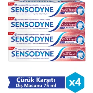 Hassasiyet + Çürük Karşıtı Diş Macunu 75 ml x 4 Adet