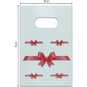 Fiyonk Desenli Sedef Elgeçme Poşet 100'lü (10*15) 5 paket