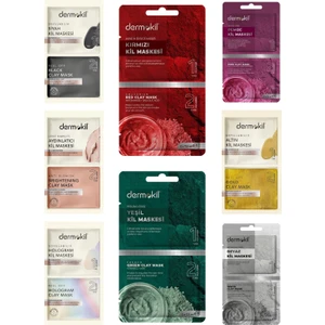 Mask Party 2 x 7.5 15 ml 8 Çeşit Kil Maske