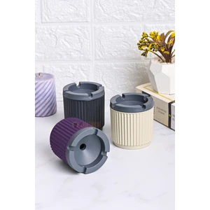 3 Adet Kokusuz Yuvarlak Küllük Seti  7178201