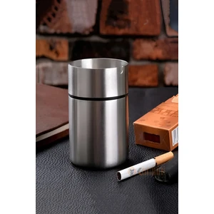 Paslanmaz Çelik 12 cm Kokusuz Küllük - Koku Vermeyen Kül Tablası  7178151