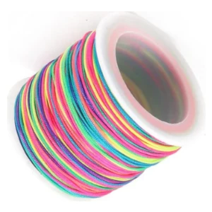 Paraşüt İpi, Bileklik-Kolye Örgü İpi 1 mm 50 Metre Karışık