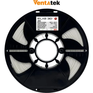 Elas 3D Beyaz Asa Filament - 1.75MM - 1 kg