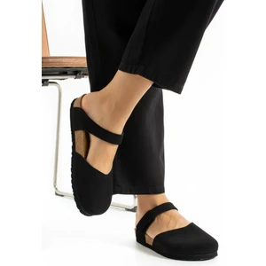 Lugano Hakiki Deri Mantar Taban Ortopedik Terlik