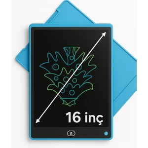 Dijital Çocuk Tableti Yazı Çizim Tahtası Eğitim Tableti 16 Inç