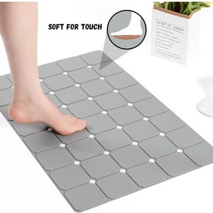 2 Adet Küvet ve Duş Paspası Vantuzlu Kaymaz Yumuşak Silikon Banyo Paspası 45 x 70 cm M-161