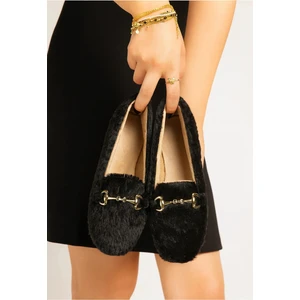 Kadın Zincirli Peluş Ev Terliği Ev Babeti Ev Ayakkabısı Bohça Çeyiz