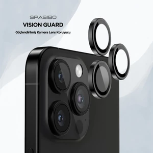 Vision Guard iPhone 16 Pro Max Kamera Lens Koruyucu