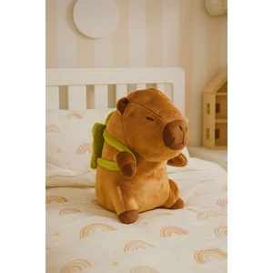 Capybara Kaplumbağa Sırt Çantalı Peluş, Uyku Arkadaşı Kapibara Sırt Çantalı Peluş Yastık 25 Cm