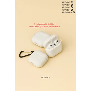Airpods 3. Nesil Uyumlu Renkli Kir Tutmaz Silikon Kancalı Kılıf