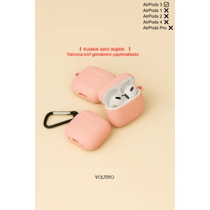 Airpods 3. Nesil Uyumlu Renkli Kir Tutmaz Silikon Kancalı Kılıf