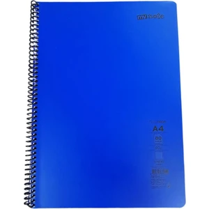 My Note A4 Pp Kapak Flex Neon Spiralli Çizgisiz Defter 80 Yaprak