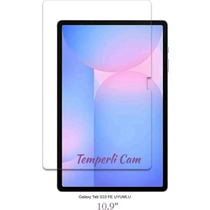 Galaxy Tab S10 Fe 10.9" Uyumlu Fuchsia Temperli Cam Tablet Ekran Koruyucu
