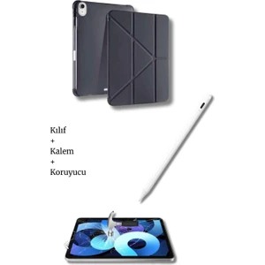 iPad A16 11. Nesil ve 10. Nesil A3355 A2757 Uyumlu Tablet Kılıfı Tablet Kalemi Ekran Koruyucu Set