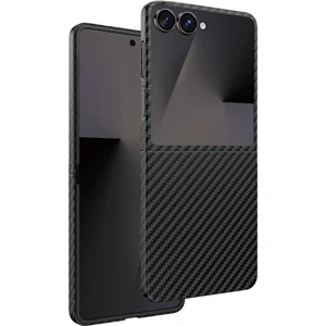 Samsung Galaxy Z Flip 7 Kevlar Kılıf Diago Magsafe 0,5 Süper Ince Aramid Karbon Fiber