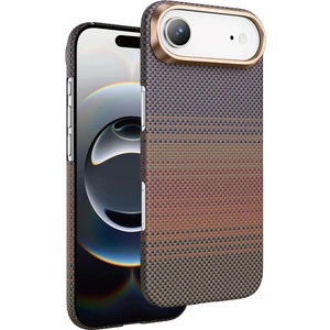 Apple iPhone 17 Air Kılıf Magsafe Şarj Özellikli Ultra Slim Aramid Karbon Fiber Kevlar Kapak