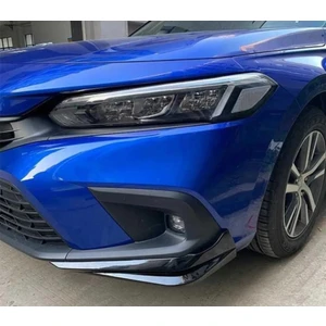 Hangar Oto Aksesuar Honda Civic Fe1 2022-2023-2024 makyajsız kasa Piano Black Ön Tampon Flap