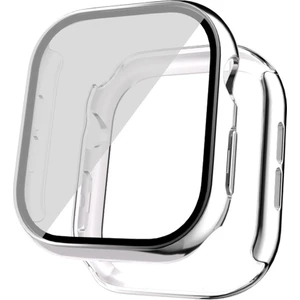 Apple Watch 10-11 46MM Sert Pc Kasa Electroplatink Çerçeveli Ekran Koruyucu  Apple Watch Gard 36