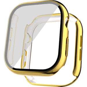 Apple Watch 10-11 42mm Sert Pc Kasa Electroplatink Çerçeveli Ekran Koruyucu Apple Watch Gard 36