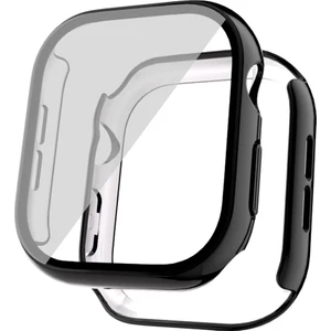 Apple Watch 10-11 42mm Sert Pc Kasa Electroplatink Çerçeveli Ekran Koruyucu Apple Watch Gard 36