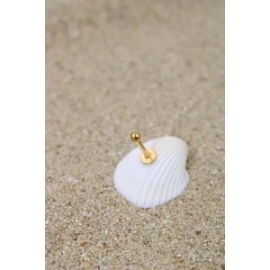 Piercing Cerrahi Çelik Piercing Kıkırdak Tragus Conch Helix Gold Renk Top Çap 2,50 mm Labret