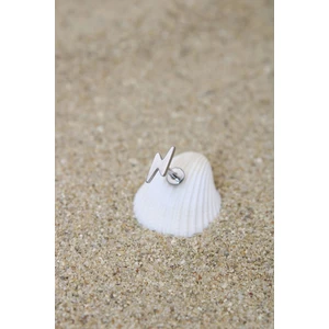 Piercing Cerrahi Çelik Piercing Kıkırdak Tragus Conch Helix Silver Renk Şimşek Labret