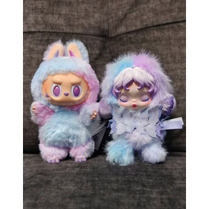 2’li Set 1 Adet Labubu 1 Adet Skullpanda Kutulu Mükemmel Set